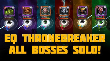 As Above, So Below - November EQ Thronebreaker Difficulty | All Bosses Solo #mcoc
