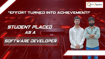 How to land as a software Engineer | Student Placement by QSpiders Wakad
