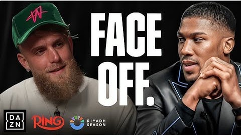 Anthony Joshua vs Jake Paul — FIRST EVER FACE OFF!