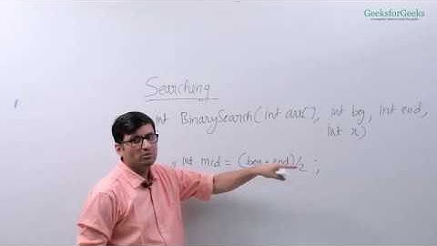 DSA Online (Binary Search) | GeeksforGeeks