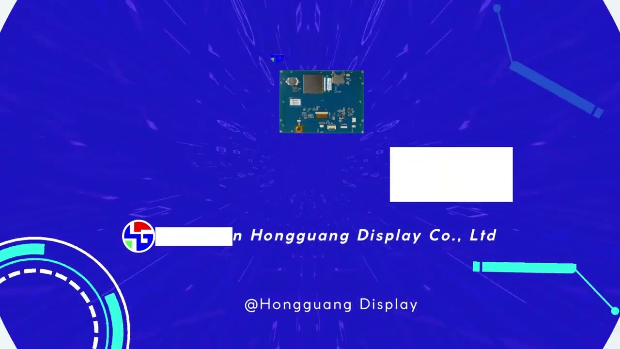 8.0-inch serial display