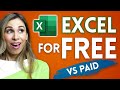 Free Microsoft Excel: Tips & Differences from Office 365