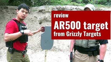 Grizzly Targets AR500 IPSC target review - April 2018