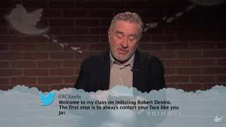 Robert De Niro reads mean tweets.