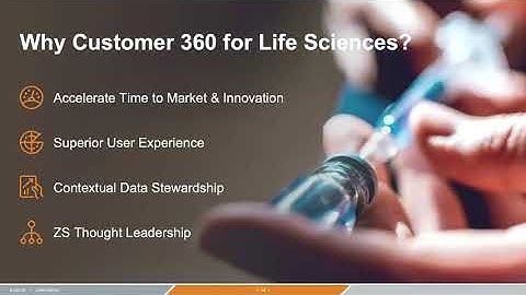 Creating a Customer 360 for Life Sciences