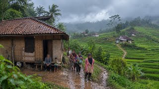 Bikin Rindu Kampung Halaman‼️Kecapi Suling Sunda ditengah Pemandangan Asri Dengan Aktivitas Warganya