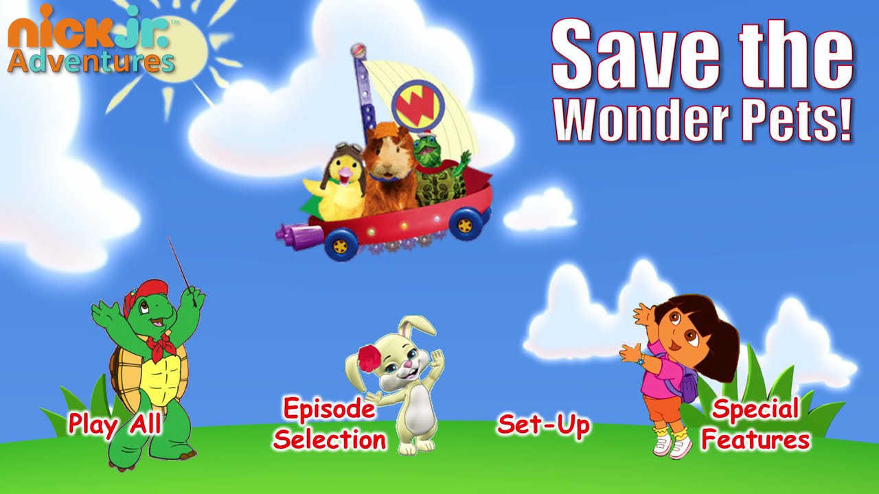 Save The Wonder Pets Dvd Menu Youtube