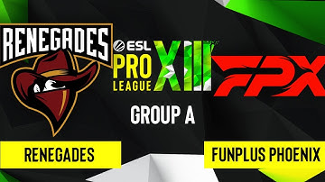 CS:GO - Renegades vs. FunPlus Phoenix [Dust2] Map 2 - ESL Pro League Season 13 - Group A