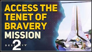 Access the Tenet of Bravery to claim The Monument Triumph Destiny 2