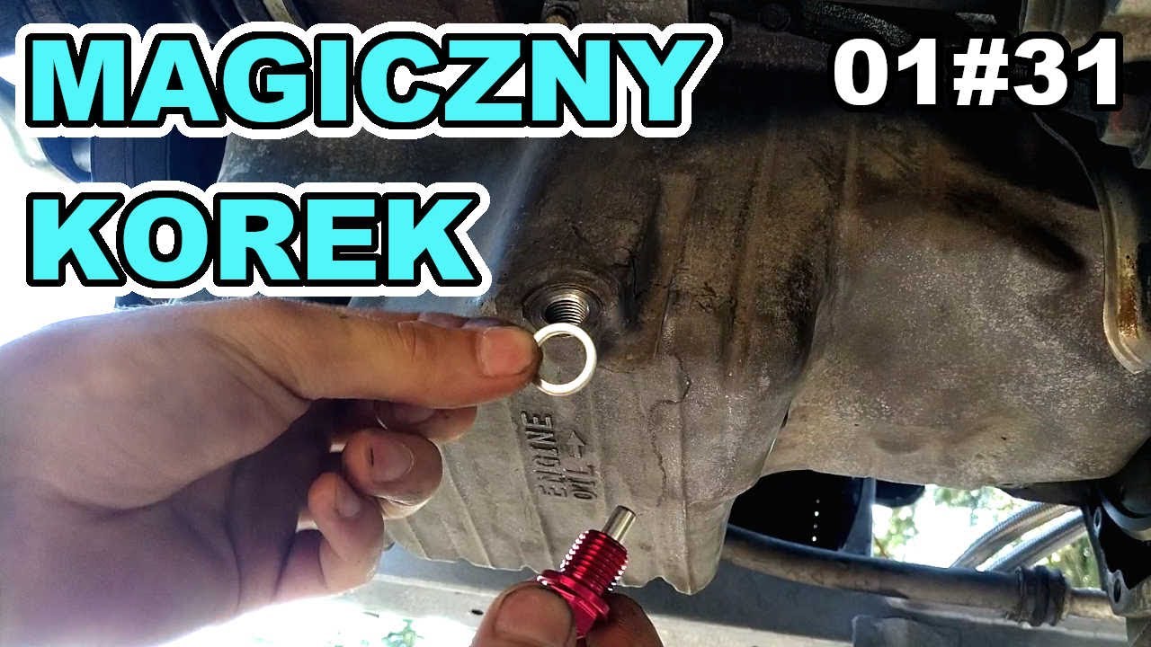 Korek z magnesem, skręcam korbowody, miska olejowa. Plug with a