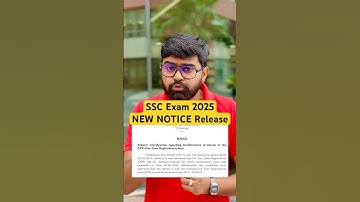 SSC New Notice |  OTR Big Update #ssc #otr #sscexams2025 #short