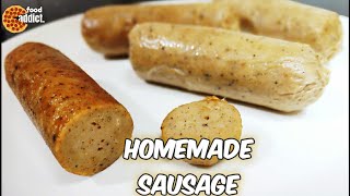 Homemade chicken sausage recipe | How to make sausage at home | Easy sausage | screenshot 3