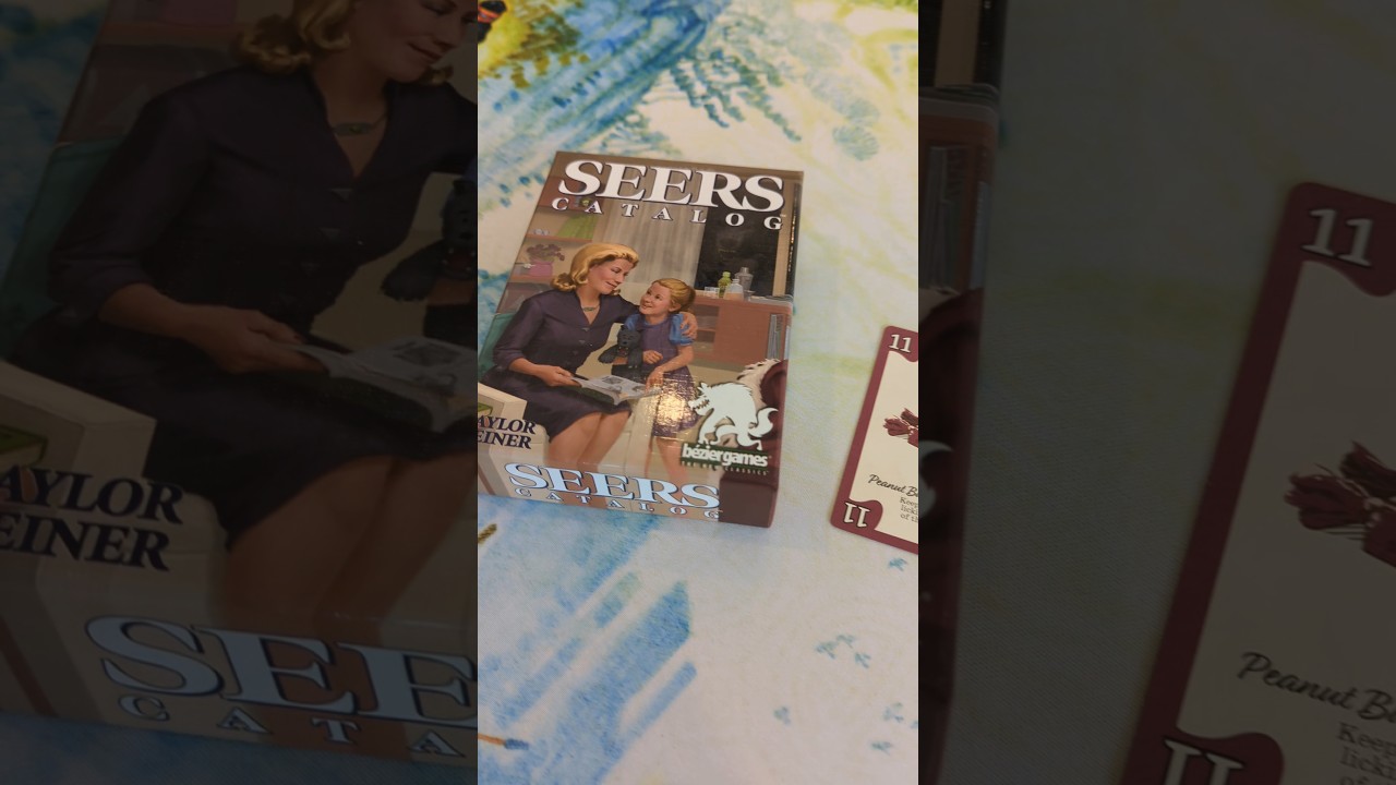 New card game - Seers Catalog from @BezierGamesInc #boardgames #reviewcopy