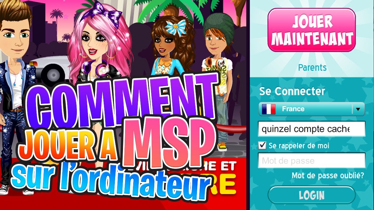 COMMENT JOUER A MSP SUR PC (2 méthodes) - YouTube