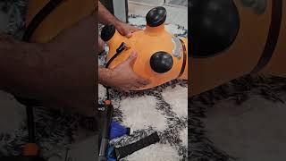 How to fix inflated bouncing toy