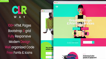 ColorWay - Printing Design Service HTML Template | Themeforest Website Templates and Themes
