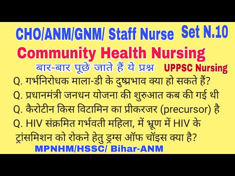 Nursing Exams Best Questions and Answers " Community Health Nursing" for all Nursing Exams