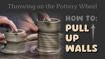 How to Pull Up Walls of a Pot while Throwing Pottery