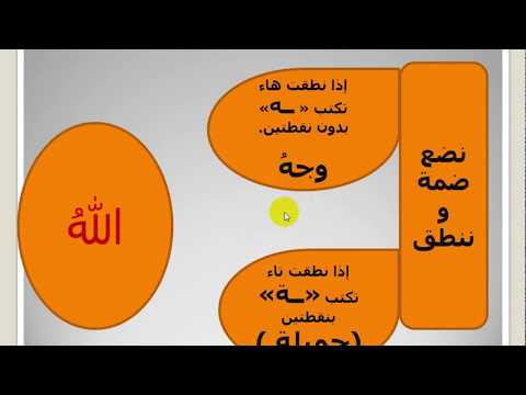 اسهل طريقة ممكنة للتفريق بين التاء المربوطة ة و الهاء المربوطة ه