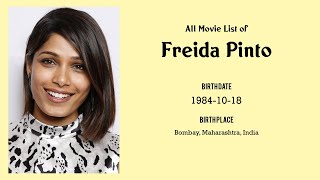 Freida Pinto Movies list Freida Pinto| Filmography of Freida Pinto