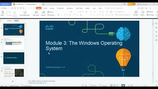 CISCO CyberOps Module 3-The Windows Operating System