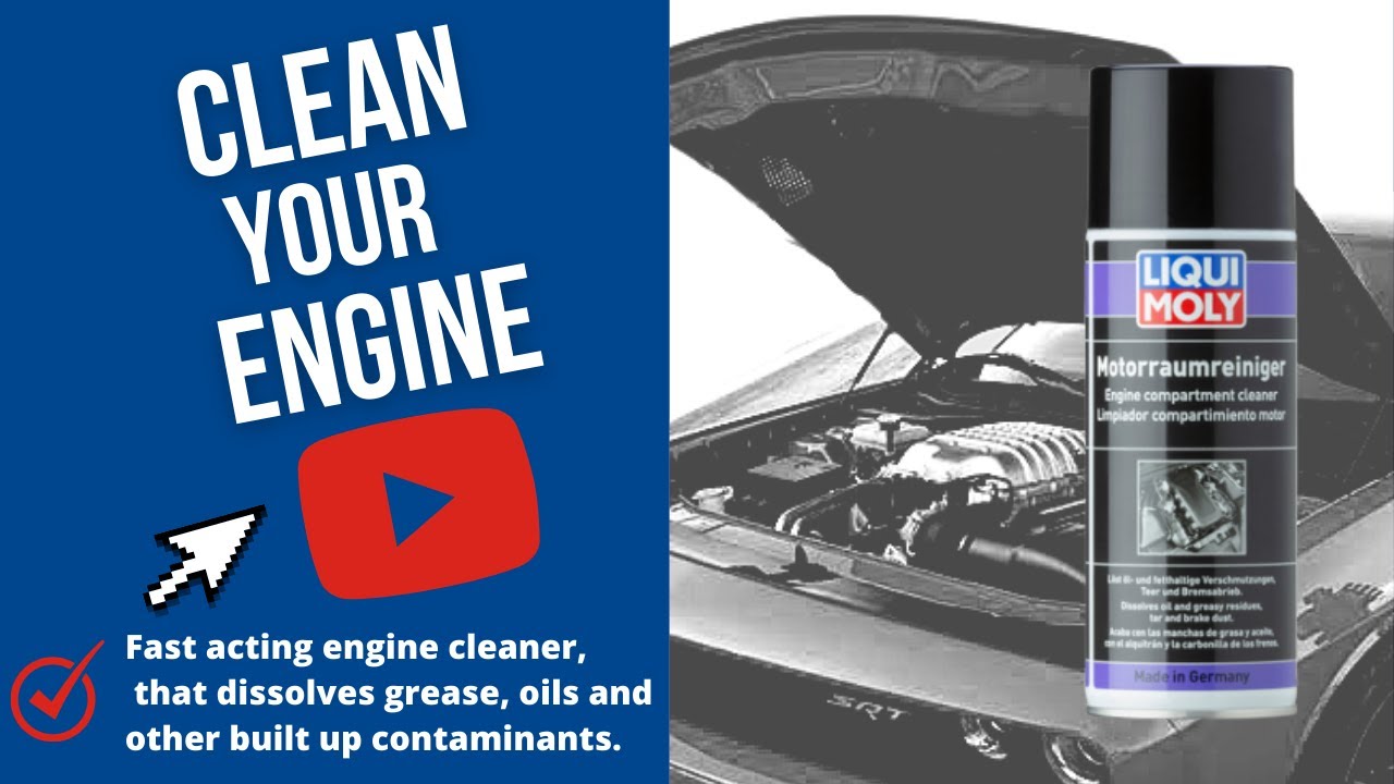 How to degrease and clean your engine the right way with Liqui Moly  Compartment Cleaner - Episode 27 