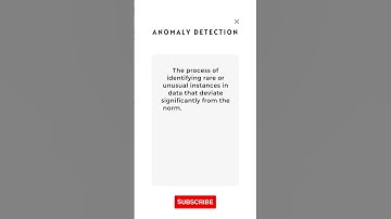 What is Anomaly Detection #Shorts