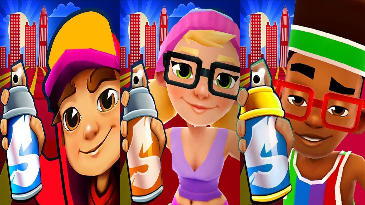 Subway Surfers - Pride Jake vs Pride Tricky vs Pride Fresh - All Characters Unlocked & All Boards