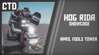 Hog Rida Showcase || Critical Tower Defense
