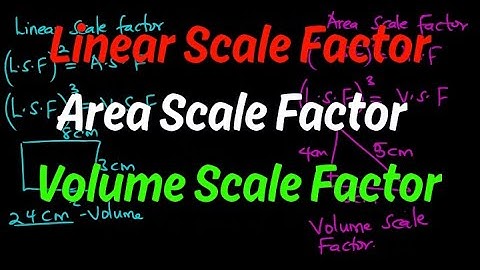 Linear scale factor, area scale factor, volume scale factor| IGCSE Mathematics Revision