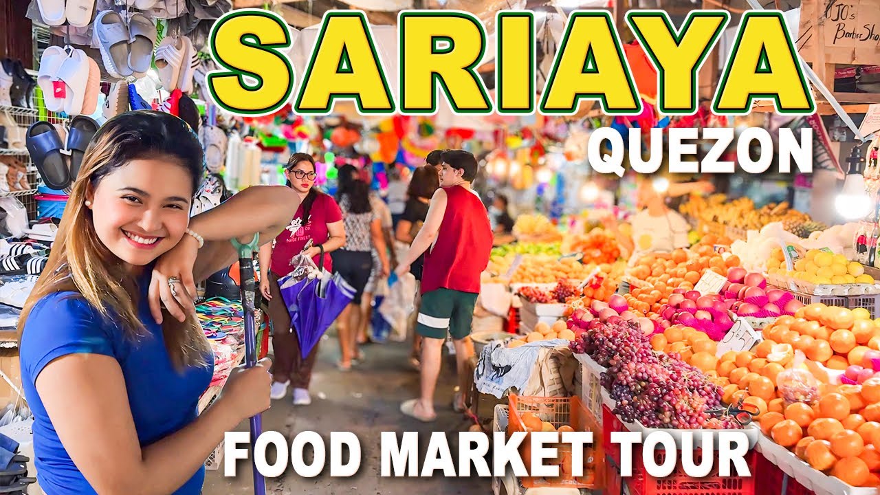 Philippines Food Market in SARIAYA Quezon Province | Provincial Vibes and Real Market Scenes