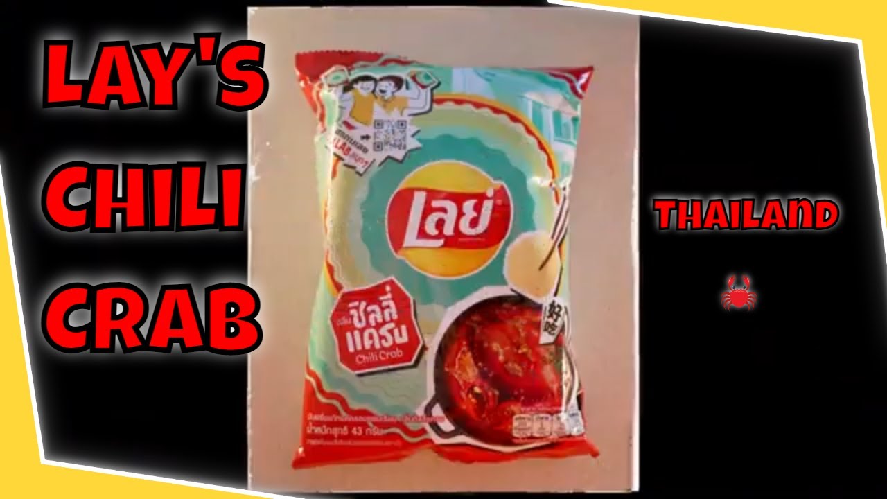 Lay's Chili Crab potato chips (Thailand) YouTube