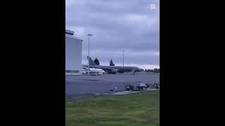 RNZAF Boeing 757 parked up at the Apron on the east side of the airport!
