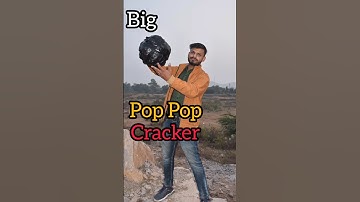 Big Pop Pop Cracker #shorts #science #tech #crackers #trending