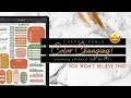 Color Changing Planner Stickers for Goodnotes | Goodnotes trackers and widgets