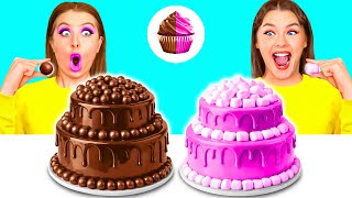 Tantangan Dekorasi Kue | Resep Makanan Lucu BaRaFun Challenge