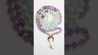 🌙✨ Dive into the magic of Moonstone and Amethyst! 🌙✨ #jade #mantra #mantrameditation #jewelry