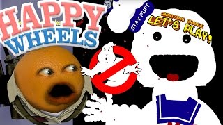 Annoying Orange Plays - Happy Wheels Ghostbusters