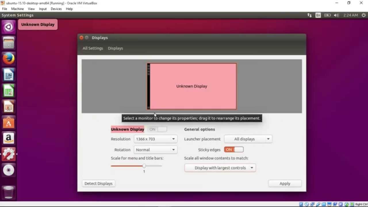 how to change resolution in ubuntu virtualbox how to change resolution in ubuntu virtualbox