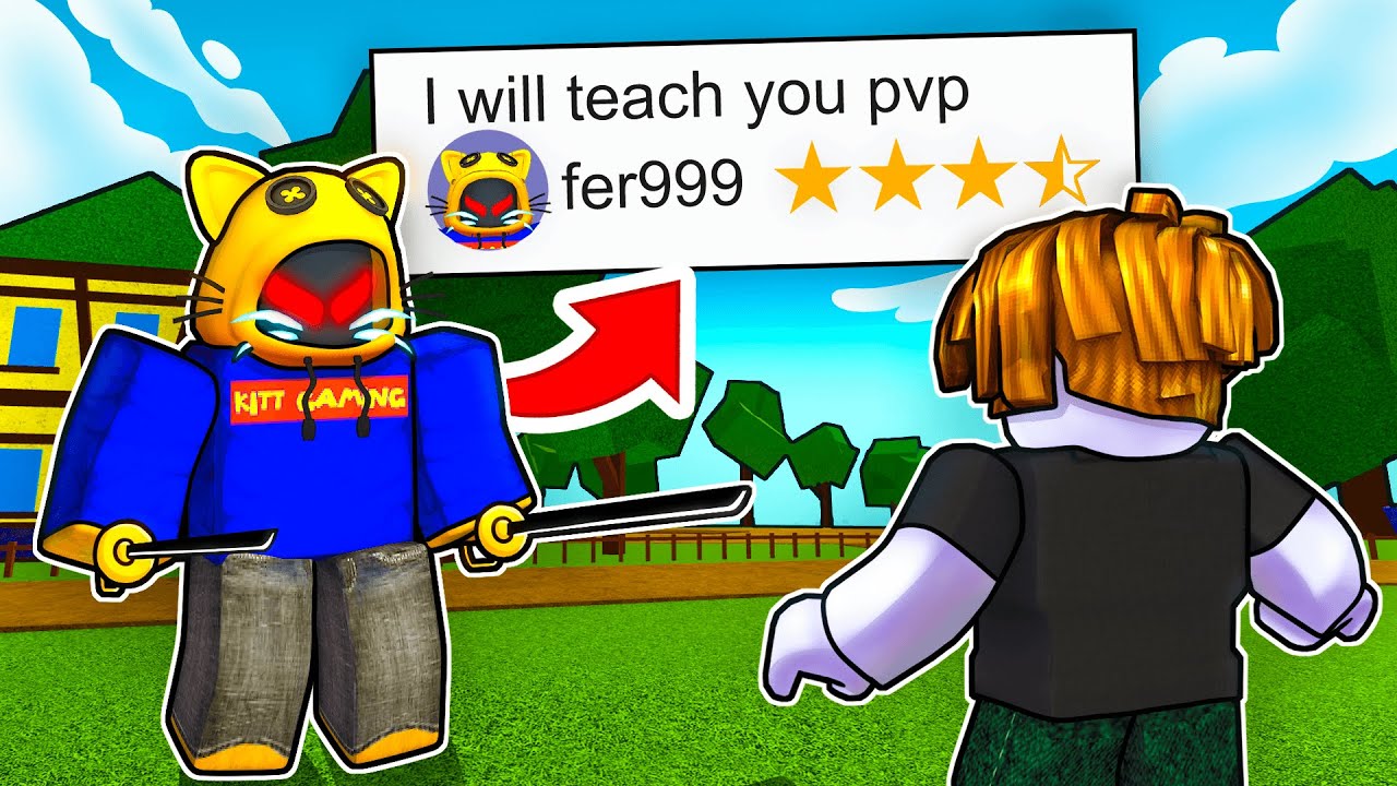 Defeating The STRONGEST Player In Blox Fruits..