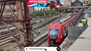 🚄TUE SÉRIE 8500 (H560) 8557-8560 DA CPTM PASSANDO PELA REGIÃO DA LUZ -  ANTIGO SISTEMA 710🚃