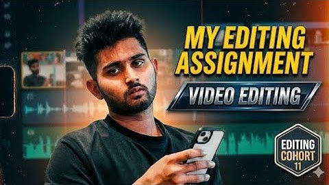 Documentry edit for @TharunSpeaks | Assignment 3 | Cohort 11 Not Just a Video editing Cohort