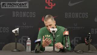 MBB | USF vs. Santa Clara Postgame w/ Chris Gerlufsen