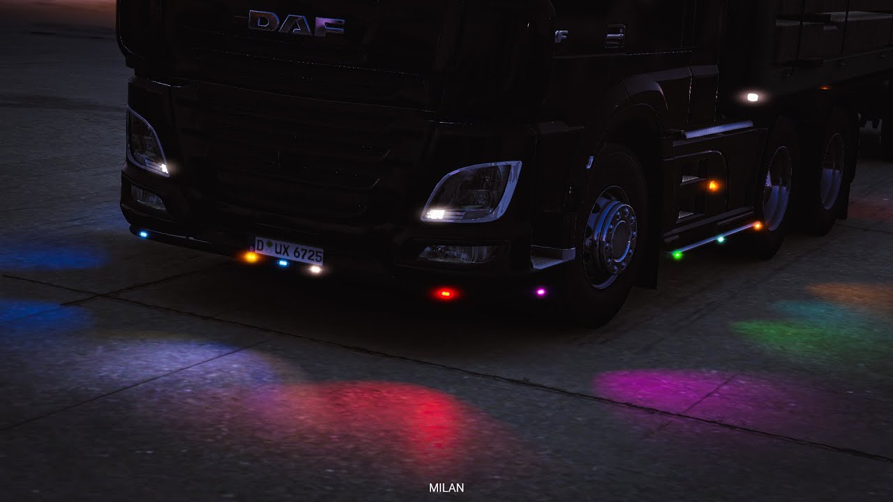 Boreman LED Marker Lights v1.8 - Euro Truck Simulator 2 Mod - YouTube