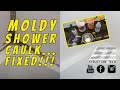 How to clean moldy caulk in the shower