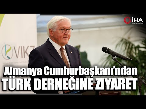 Almanya Cumhurbaşkanı Steinmeier Türk Derneğinin Yıl Dönümü Kutlamalarına Katıldı