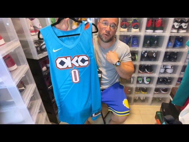 Nike Russell Westbrook Oklahoma City Thunder Statement And City Edition  Jersey