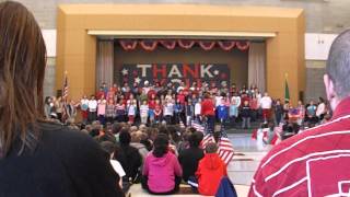 Ashley's Veterans Day Choir Assembly 2013