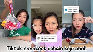 NANAKOOT COBAIN KEJU KEJU ANEH🤨 || TIKTOK NANAKOOT REVIEW MAKANAN BARENG INCES