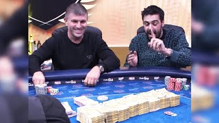 OMG le patron du casino dépose 1 Million d'euros € en CASH sur notre table de poker